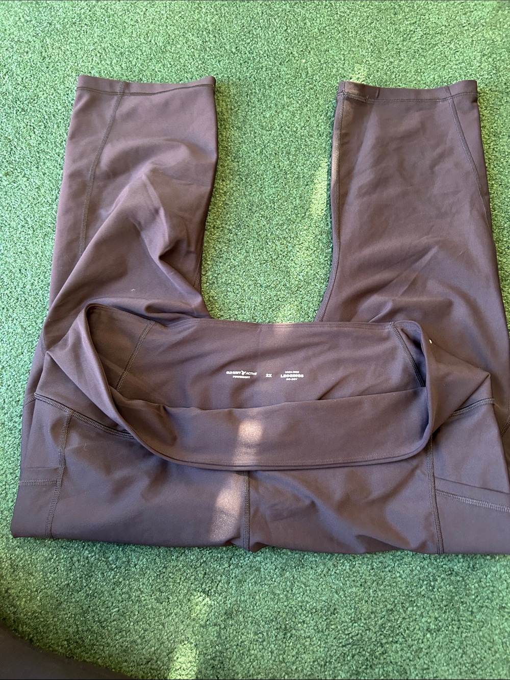 Old Navy Brown Cropped Active Leggings